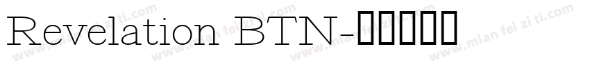 Revelation BTN字体转换